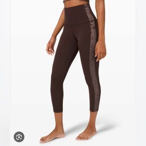 Lululemon Align leggings (brown velvet)